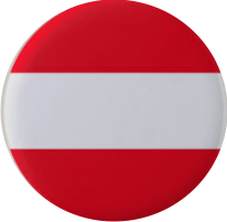 Österreich Flagge Button